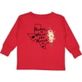 thumbnail image 3 of Inktastic Texas Home is Where The Heart is with Watercolor Floral Girls Long Sleeve Toddler T-Shirt, 3 of 5