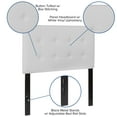 thumbnail image 6 of Flash Furniture Lennox Tufted Upholstered Twin Size Headboard in White Vinyl, 6 of 11