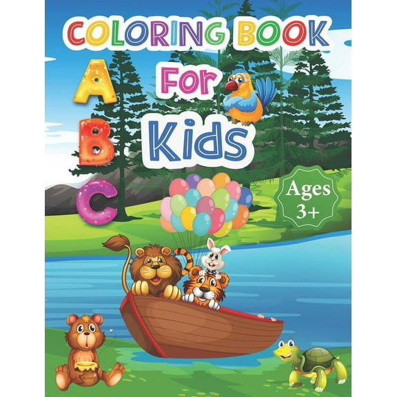 ABC Coloring Book for Kids: Alphabet Book for Kids - ABC Activities for Preschoolers Ages 3-5 - Easy, LARGE, GIANT Simple Picture Coloring Books for Toddlers - Coloring Book with The Learning Bugs (Pa