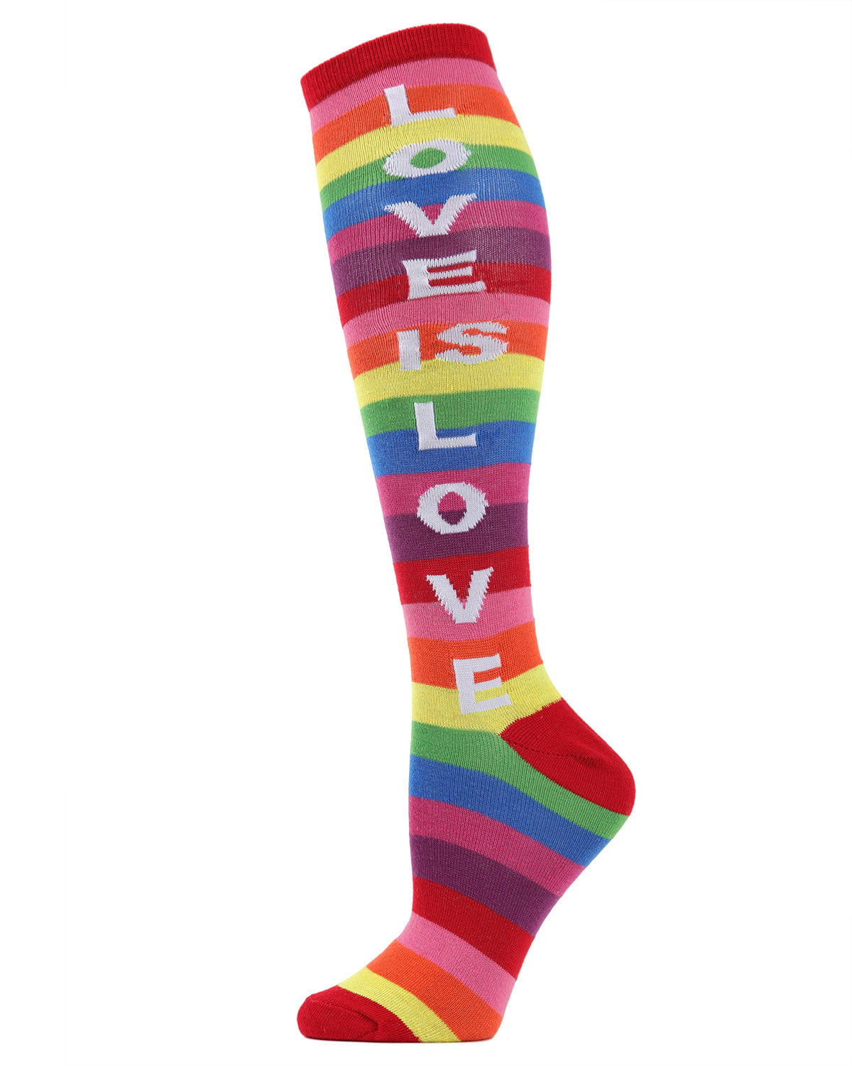 MeMoi Love Is Love Over The Knee Rainbow Socks - Mens - Male - Walmart.com
