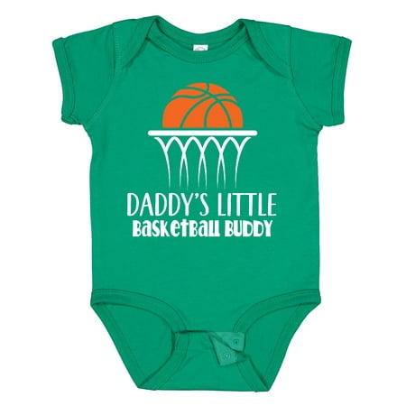 

Inktastic Daddys Little Basketball Buddy Boys Gift Baby Boy Bodysuit