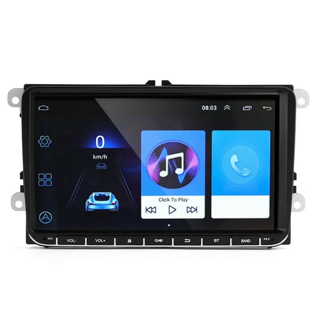 Admite Imagen Inversa, Navegación Automática Estéreo 9in 2Din, MP5 Para Coche, Para Canbus Para Android 9,0, ANGGREK Bluetooth MP5