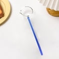 thumbnail image 4 of Cucharón grande de vidrio para cocinar, mango largo de 9,92'', resistente al calor, para salsas y salsas. Azul, 4 of 8