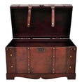 thumbnail image 3 of vidaXL Wooden Treasure Chest Large Mocha Brown, 3 of 7
