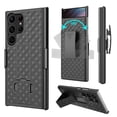 thumbnail image 1 of eBizware Samsung Galaxy S23 Ultra Belt Clip Holster Case Combo Shell Slim Rugged Case with Kickstand Swivel Shockproof Cover for Samsung Galaxy S23 Ultra 5G (6.8 inch) 2023, Black, 1 of 9