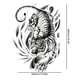 thumbnail image 3 of Tatuaje De Espalda Completa Pegatina Gran 3D impermeable tatuaje Animal arte pegatinas Kit moda para niños niñas maquillaje Wdftyju Libre de BPA, 3 of 3