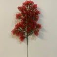 thumbnail image 3 of 1 Branch Artificial Plant Fresh-keeping Vivid UV-resistant Flower Arrangement Fake Pine Stem for Courtyard Yellow Plastic, 3 of 8