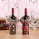 thumbnail image 2 of Funda para botella de vino de Navidad, 2 fundas para botella de vino, bolsas de decoración navideña para botellas, bolsas de regalo de vino de Navidad, funda para botella de vino para decoraciones de Afortunado Sencillez, 2 of 5