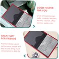 thumbnail image 4 of HUGFEGWE 4 Pcs Card Set Immunization Record Holder Cases Cards Slots Covers Driver s Licenses Case Leather Cards Covers Document Holder Sleeves Bag Protector Foldable Pu Leather 4x CJB91-56262, 4 of 9