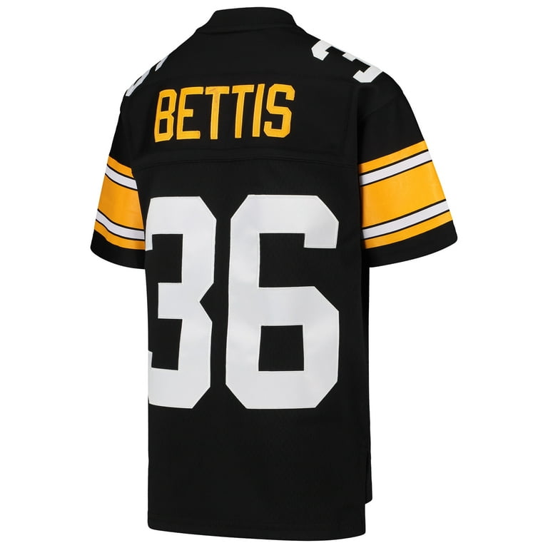 Youth Mitchell & Ness Jerome Bettis Black Pittsburgh Steelers 1996 Legacy  Retired Player Jersey 