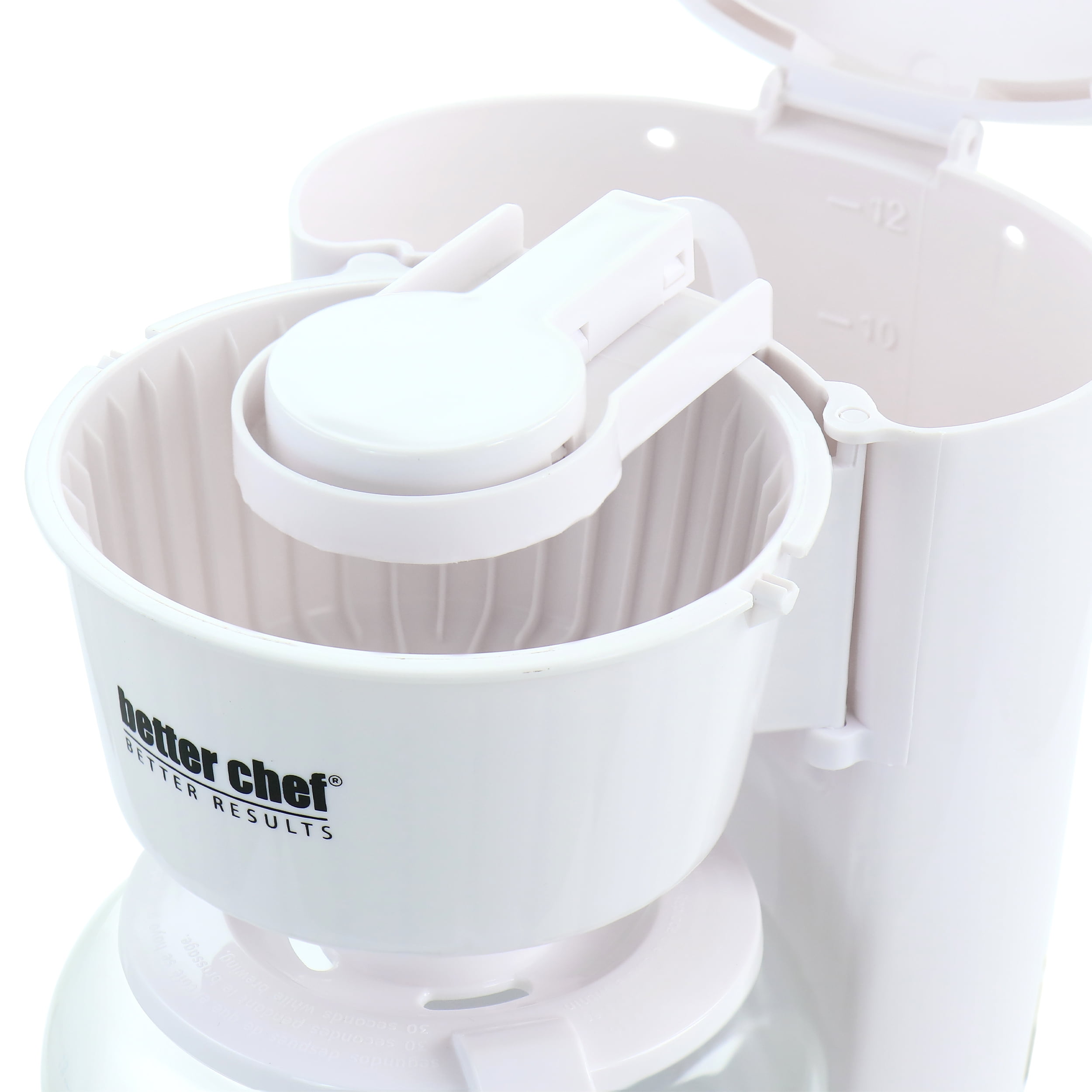 Better Chef 12 Cup 900 Watt Coffee Maker in White