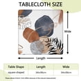 thumbnail image 2 of Beautifully Designed Boho Tablecloth, 34x34 Inch Square Floral Cover with Elastic Edge for Indoor Outdoor Table Use, 2 of 6