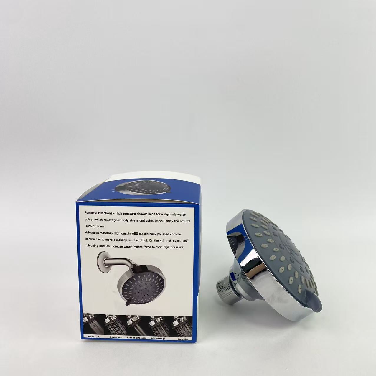 Hoietdy Shower heads,Shower Head High Pressure Rain Fixed Showerhead with Adjustable Metal Swivel Ball Joint - Relaxed Shower Experience Even at Low Water Flow & Pressure