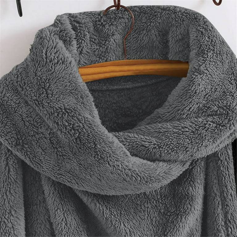 Plush Large Lapel Bat Sleeve Cardigan Coat Plush Large Lapel Bat Sleeve Cardigan Coat