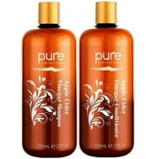 Pure Parker B07NYYSTZC Apple Cider Vinegar Shampoo & Conditioner Set with Sulfate Free