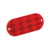 Bargman Reflector Oblong Red with Mounting Holes Only