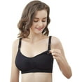 3 Pack Nursing Bra Seamless Breastfeeding Bras with Extra Washable