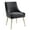 Black, variant on TOV Furniture Beatrix Navy Velvet Side Chair with Gold Legs