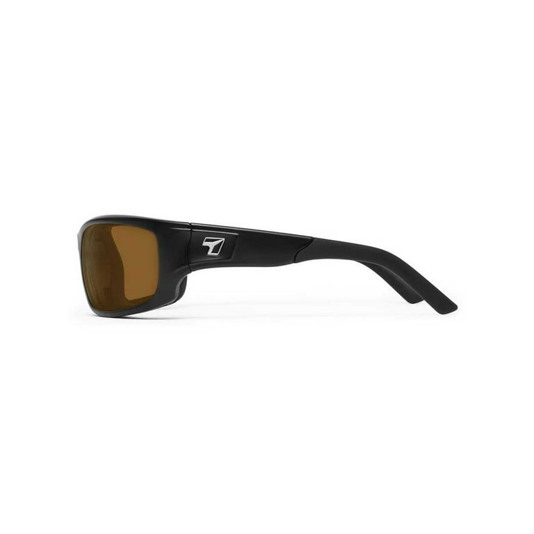 7EYE Unisex Panhead Eyewear Matte Black Frames Polarized Copper Lenses Walmart