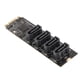 thumbnail image 3 of Tarjeta adaptadora M.2 NVME a SATA, Plug and Play gratuito, M2 KEYM NVME PCIE a tarjeta de expansión SATA3.0 de 4 puertos, 3 of 5