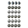 thumbnail image 1 of Holiday Time 24 Count Shatterproof Ornaments-Silver, 1 of 5