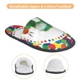 thumbnail image 5 of Hungry Caterpilla Slippers for Women Men Cotton Home Slippers Soft Fleece for Indoor Outdoor, 5 of 8