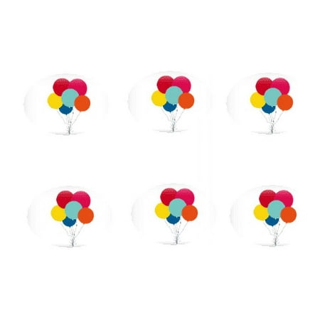 Balloons 12 - 2 inch Cupcake Edible Frosting Photos