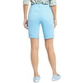 thumbnail image 2 of NYDJ womens  Ella Bluebell Short, 8, Blue, 2 of 3