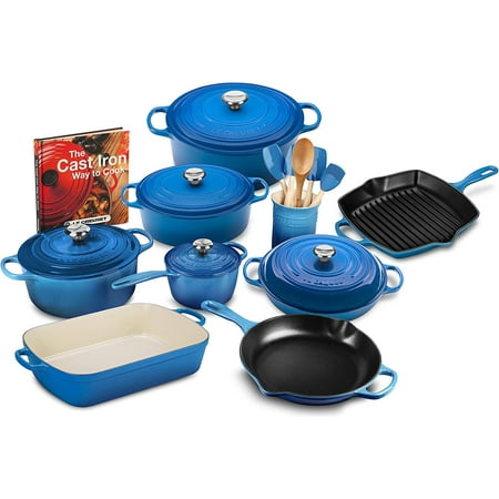 

Creuset 20 Piece Signature Cast Iron Cookware Set (Marseille)