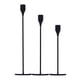 thumbnail image 2 of Portavelas moderno,Portavelas de geometría,Pilar de candelabros de metal,Candelabros negros,Portavelas negro,Portavelas geométricos, 2 of 6
