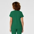 thumbnail image 2 of Wink W123 Women's Mock Wrap Scrub Top, Hunter, 3X Womens, 2 of 6