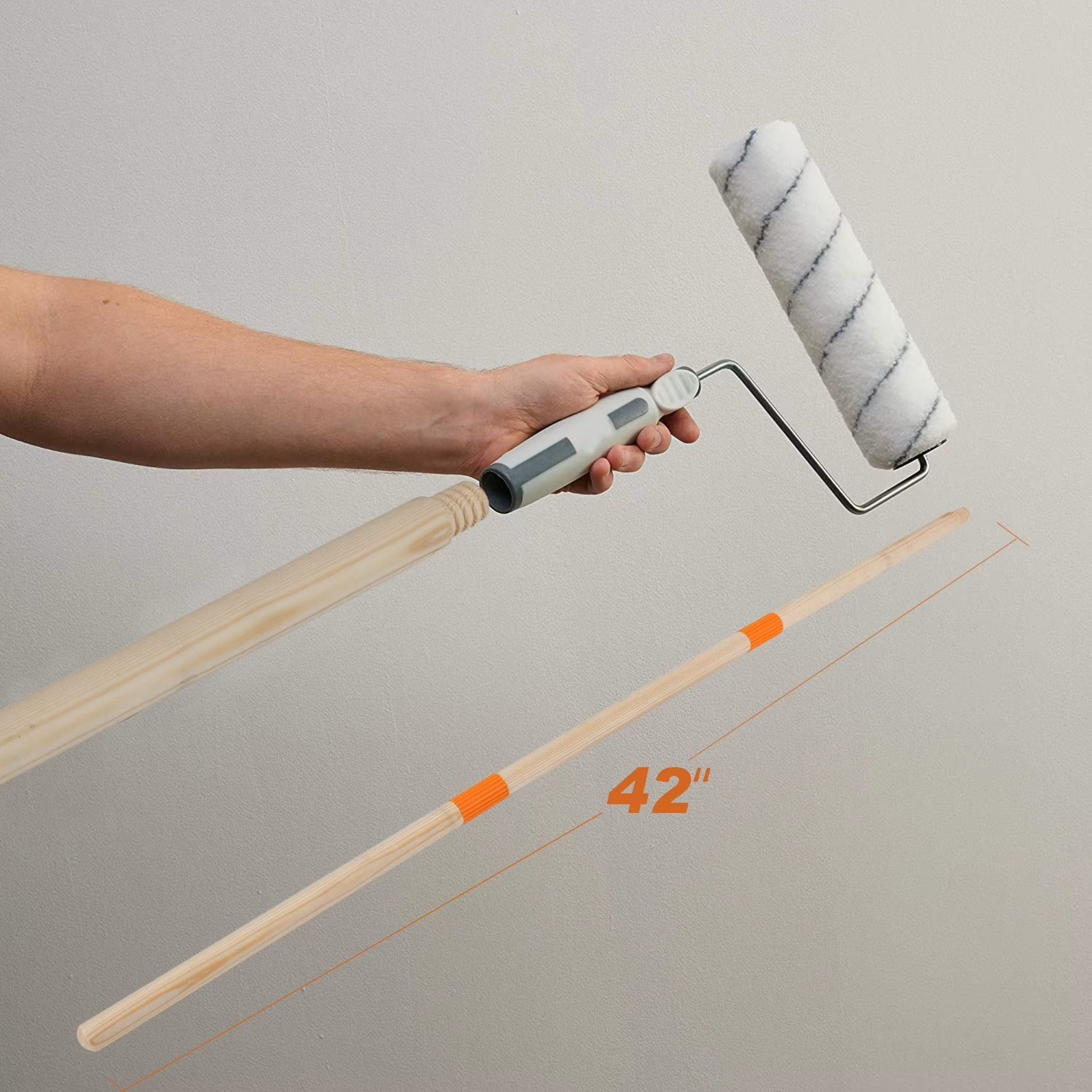 Paint Pro Multi-Purpose Wooden Adjustable Extension Pole, 3-Piece, 42-inch, Model 2229