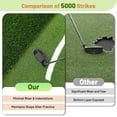 thumbnail image 4 of 5x4 FT Turf Golf Hitting Mat with Alignment & Swing Lines, High-Density Artificial Grass Mat with Shock Absorption for Indoor/Outdoor Practice, Chipping & Driving Training, 4 of 7