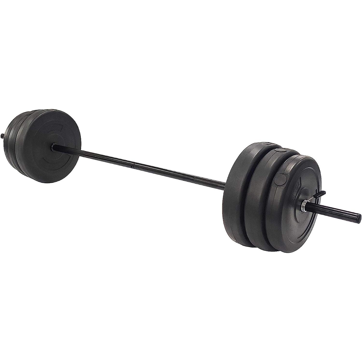 FIXTECH 66LB 2 in 1 Olympic Adjustable Weight Set with Curl bar Used As Barbell for Family fitness Black Walmart