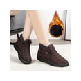 thumbnail image 3 of LUXUR Unisex Winter Slip-on Snow Booties Man Ladies Waterproof Warm Ankle Boots Shoes, 3 of 7