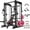 Black & Pink-M1 Pro Package (With Pink BP 260LBS), variant on RitFit M1 Smith Machine with Cable Crossover System, Multi-function Squat Rack Power Cage for Home Gym, Power Rack and Packages