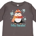 thumbnail image 4 of Inktastic Feliz Navidad Cute Winter Penguin in Hat and Scarf Boys or Girls Long Sleeve Toddler T-Shirt, 4 of 5