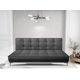 thumbnail image 2 of Sofa Cama Reclinable El Bazar Store Zeus Gris Oxford Terciopelo Futon 3 posiciones Abotonado Sala, 2 of 6