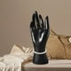 thumbnail image 1 of Mano de maniquí femenino, soporte para pulseras, brazaletes y collares, resistente, moderno y ligero, expositor de anillos, para guantes y cadena de Negro, 1 of 8