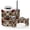 Color 4, variant on Bathroom Accessory Set 6 Piece with Walking Bear Hunting Sunset Forest River Orange Sky Rustic Toothbrush Holder, Soap Dispenser, Soap Dish, Trash Can with Lid, Toothbrush Cup, Toilet Brush Holder
