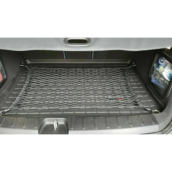 EACCESSORIES EA Trunk Organizer Cargo Net for Mini Cooper Clubman 2016-2023 – Floor Style Cargo Net for Wagon – Premium Mesh Car Trunk Organizer Vehicle Carrier Storage – Compatible Clubman