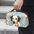 thumbnail image 2 of Spotted Dog Charger Organizer Hard Drive Bag Cable Cord Organizer Small Storage Pouch Oxford Fabric Waterproof Electronic Digital Accessories Travel Case 5.9x9.44x3.14 in., 2 of 6