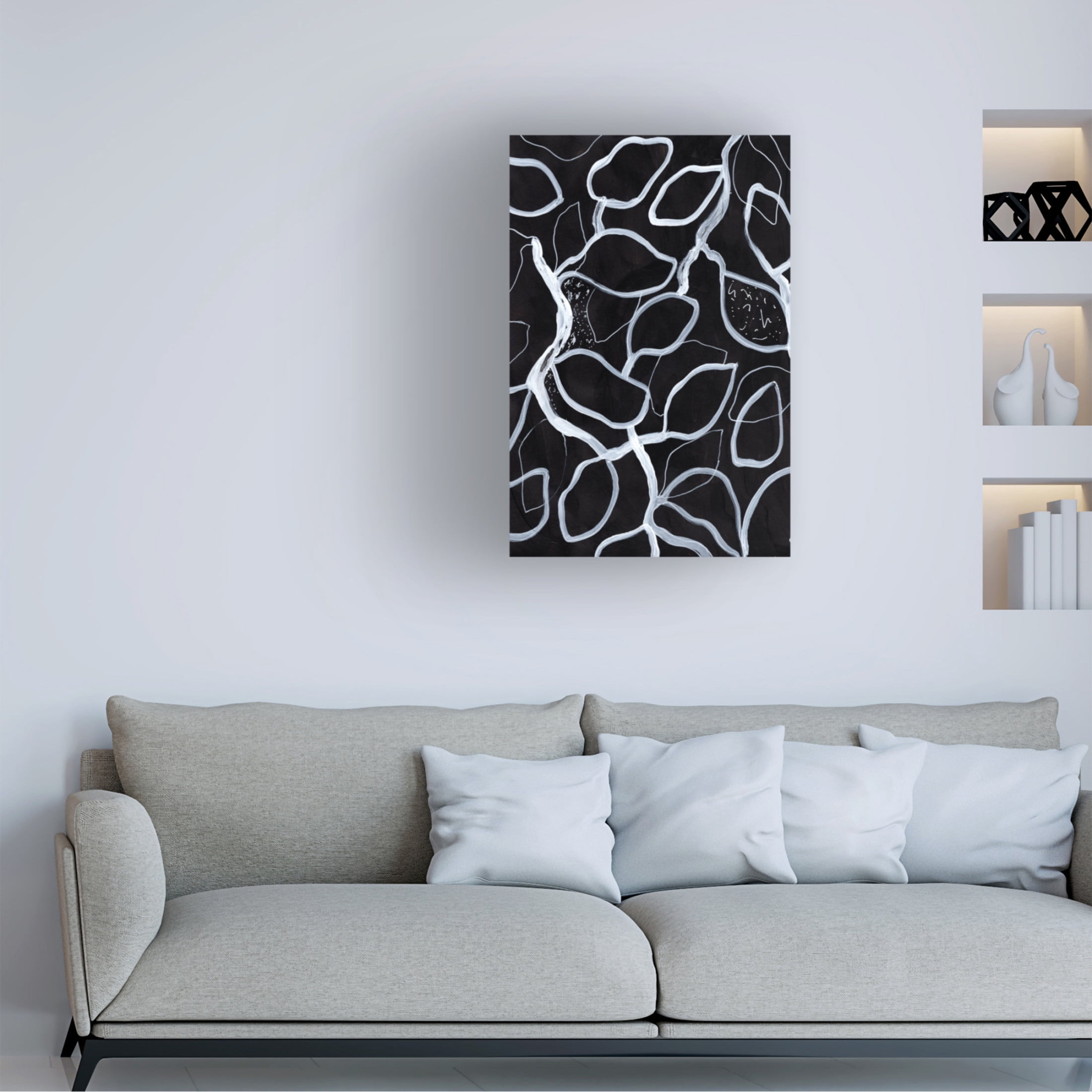 Canvas Wall Art - Pictufy Studio 'Tangled' Wall Art for Living Room, Bedroom, or Office Décor by Trademark Fine Art - 22 x 32 Inches