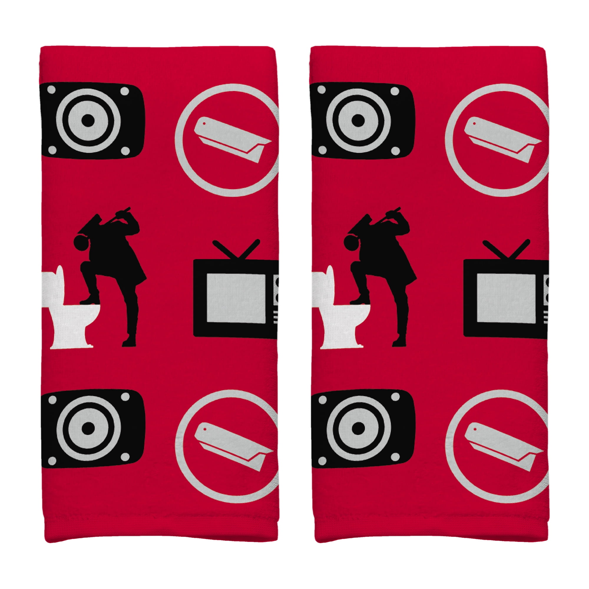 Skibidi Toilet Hand Towel Set, 2-Pack, Cotton