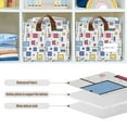 thumbnail image 4 of Yayeee Foldable Storage Basket for Shelves with Handles Waterproof Cloth Bins, Colorful Cartoon Graphic, 4 of 7