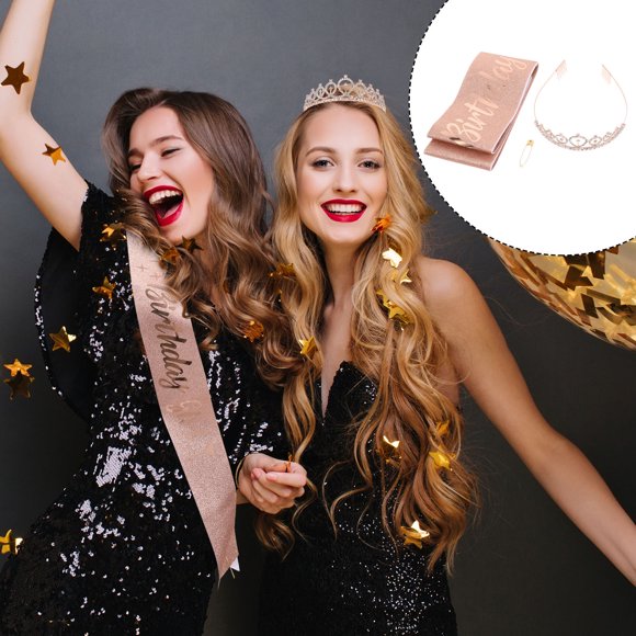 VERDANVERSE 1Jgo Accesorios Para Fiesta Coronay Para Cumpleaños