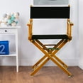 thumbnail image 3 of Casual Home 18" Director's Chair Honey Oak Frame-Black Canvas, 3 of 3