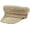 Khaki, variant on Men Cotton Newsboy Cap Solid Captain Sailor Hat Flat Classic Retro