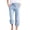 Blue, variant on MLQIDK Yellow Striped Capri Pants for Women Striped Capris High Waisted Knee Length Pedal Pushers Dressy Casual Pedal Pushers with Pockets Yellow XL