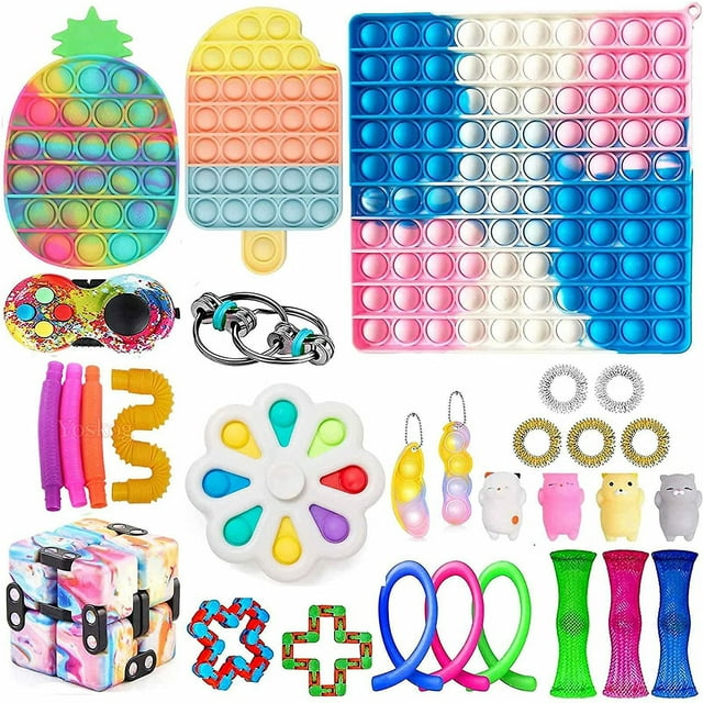 Juguete sensorial Push Bubble Fidget para aliviar el estrés del autismo